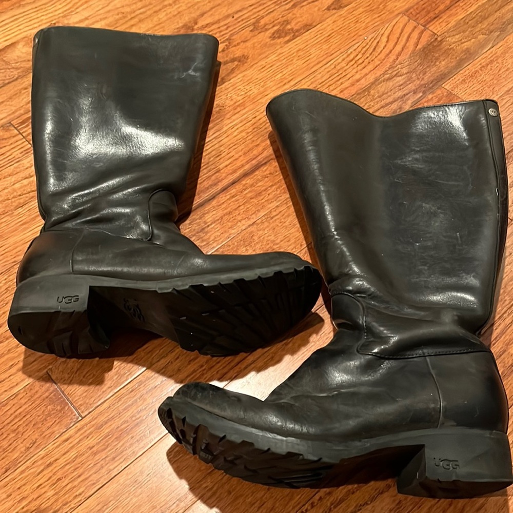Ugg Black Winter Zipper Boots